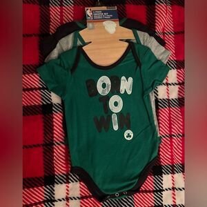Celtics‎ 3 pack 18m onesies BNWT